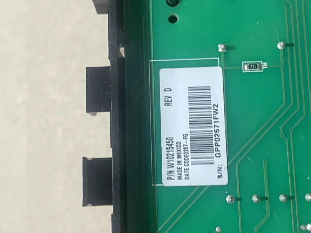 LG Whirlpool Maytag W10215800 W10215450 Washer Control Board  AZ70783 | Wmv378