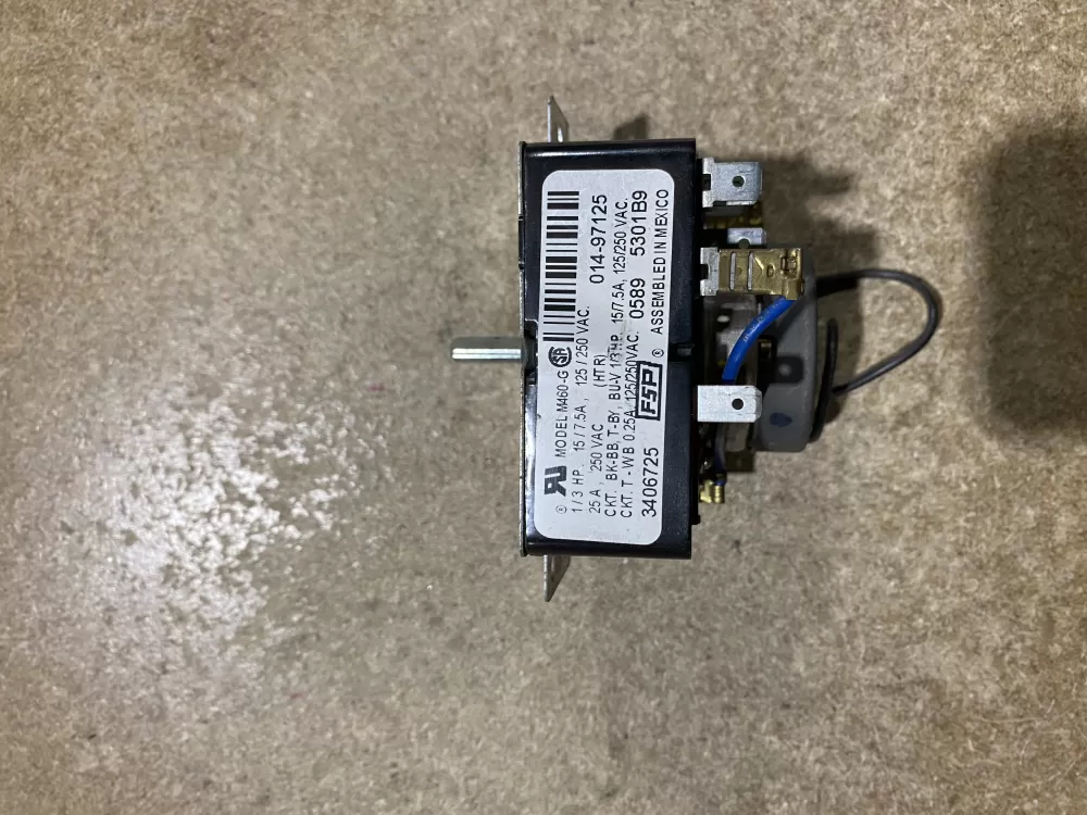 Whirlpool Maytag Amana WP3406725 3406725 AP6008573 Dryer Timer AZ75426 | BK1010