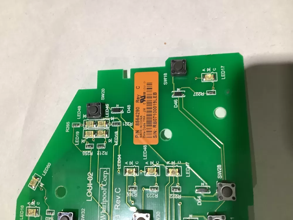 Whirlpool Maytag Kenmore 8564290 8565349 Washer Control Board AZ146394 | ZC2456