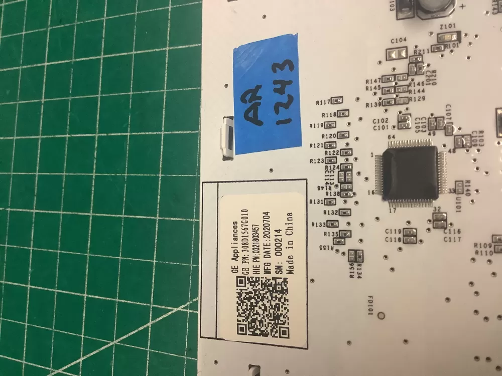 GE 308D1567G010 Dryer Control Board Interface Assembly AZ205524 | AR1243