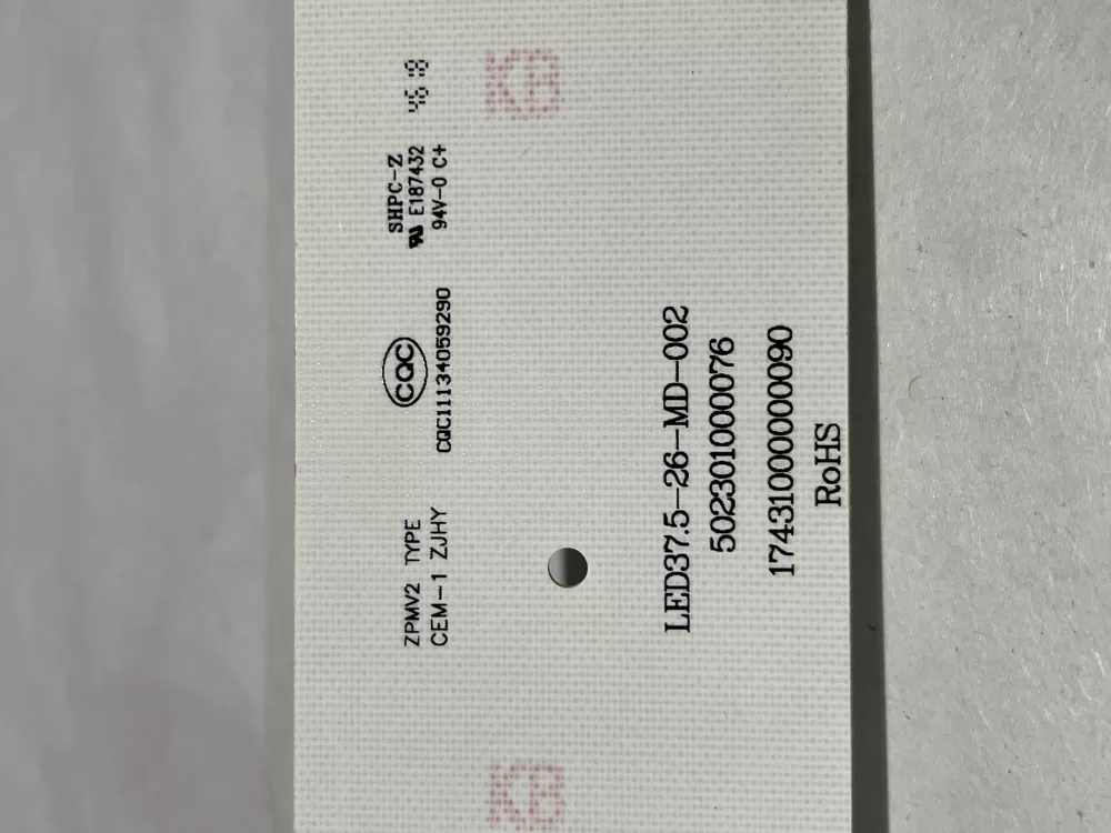 Insignia NSRFD21SS7 Refrigerator LED Board 17431000000090 AZ158778 | Wm1078