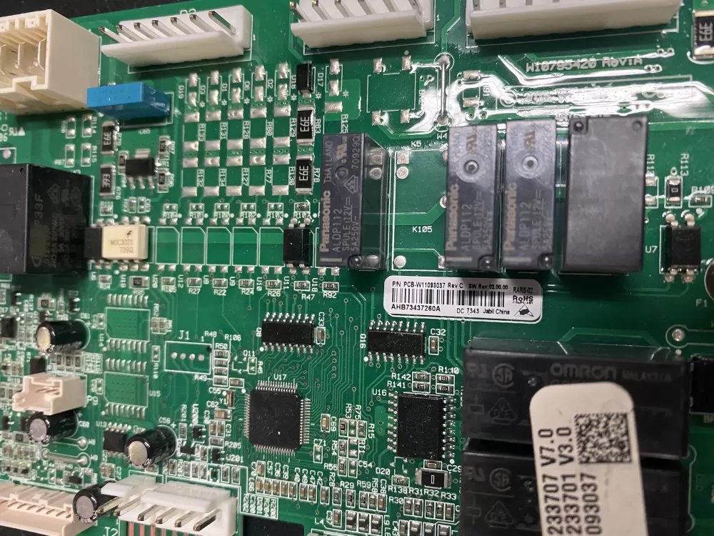 Whirlpool  Maytag W11093037 W11093038 W11114721 W11115319 W11369712 W11520602 W11450890 PS16220887 Refrigerator Control Board