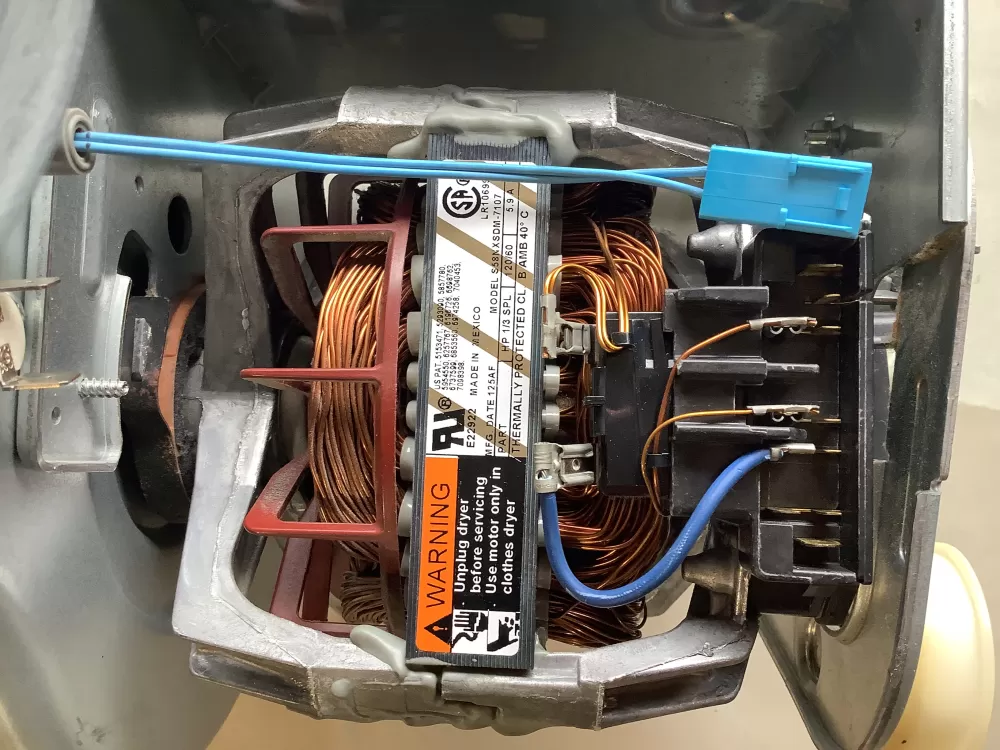 Dryer Motor and blower Model S58NXSDM-7107 AZ126995 | Sl177