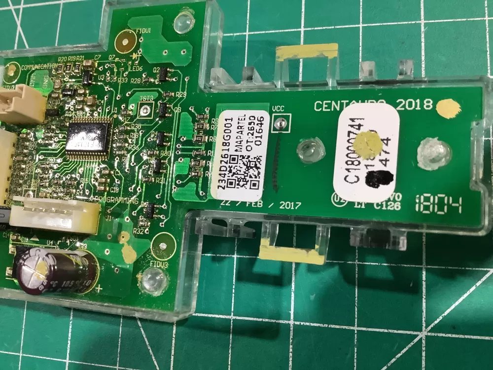 GE 234D2618G001 WE04X27284 Dryer Control Board AZ143202 | NR733