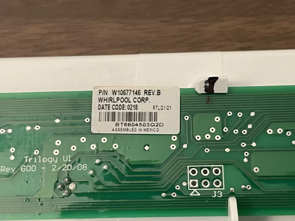 Whirlpool Maytag W10677146 Refrigerator Control Board AZ102107 | Wm918