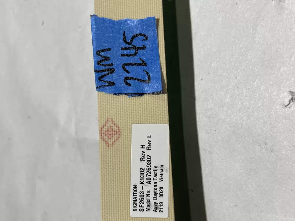 Frigidaire A07269302 SF2603 K9302 Dishwasher Control Board AZ141563 | Wm2245