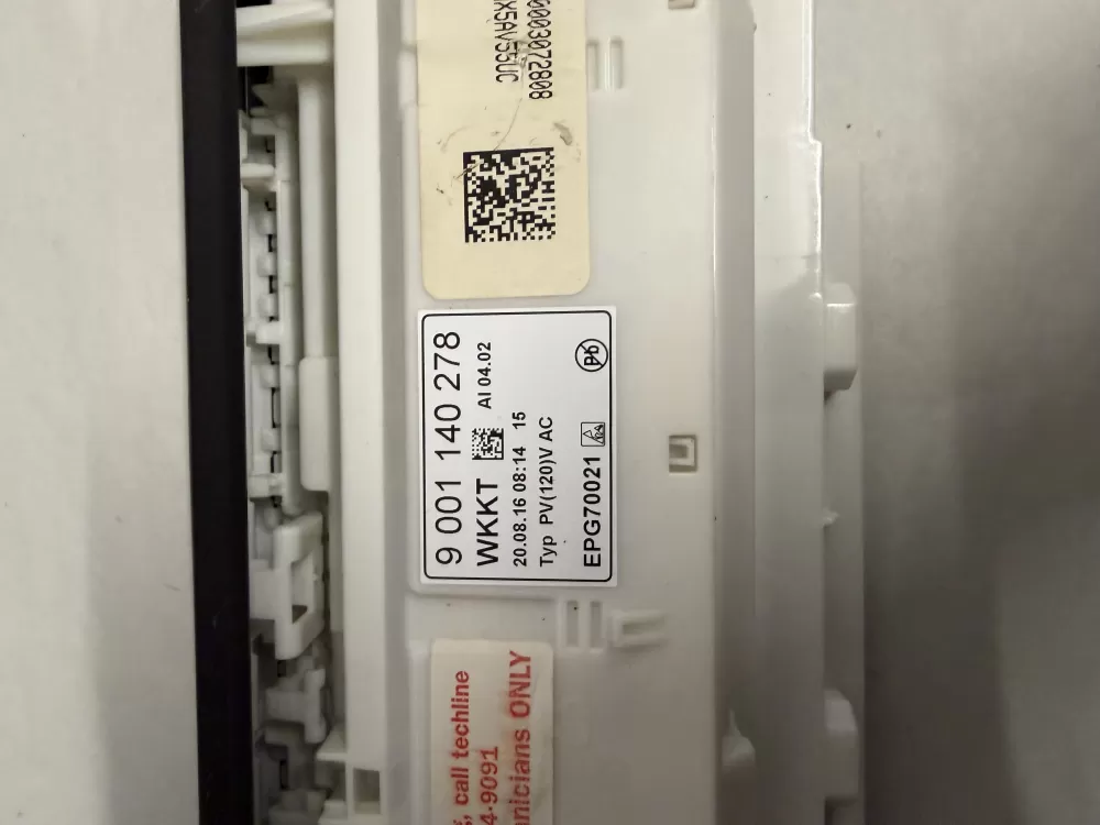 Bosch 9 001 140 278 Dishwasher Control Board AZ211444 | KMV41