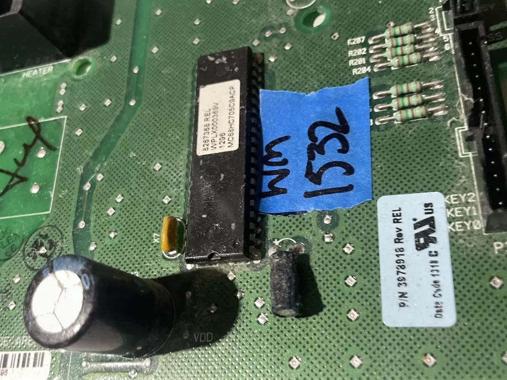 Whirlpool Kenmore 8566150 3980061 3976625 Dryer Control Board AZ230795 | Wm1532
