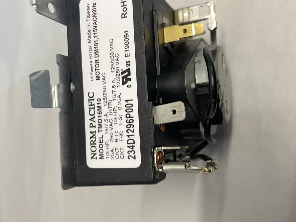 GE TMD16M10 234D1296P001 Dryer Timer AZ214189 | Wm1052