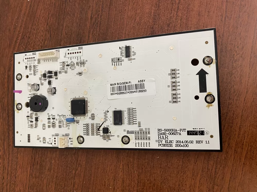 Samsung DA92-00627A Refrigerator Dispenser Control Board