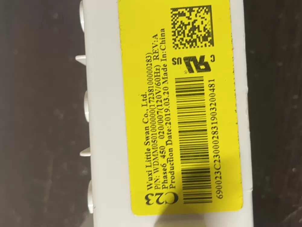 GE WH12X27293 17238100000283 Washer Control Board AZ41920 | Wmv415