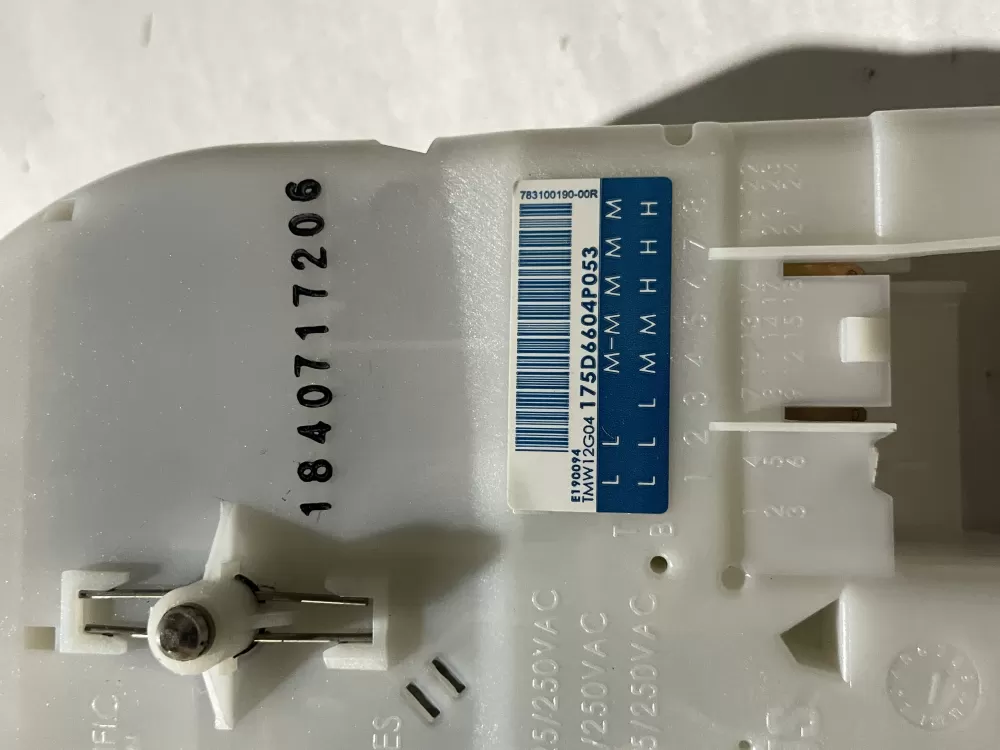 GE WH12X10527 175D6604P053 Washer Timer AZ197975 | Wm2756