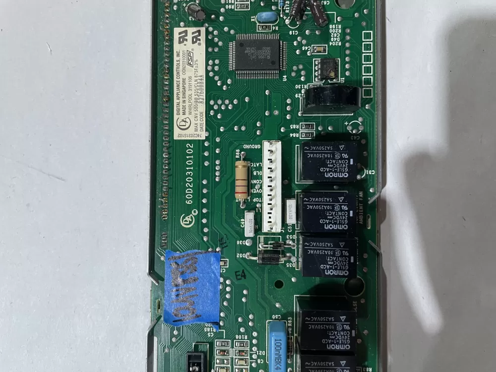 Whirlpool 3191106 60d20310102 74c2031s102 Range Control Board AZ173915 | KMV836