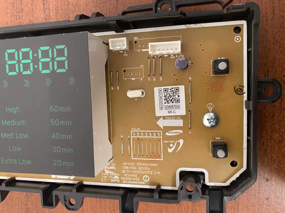 Samsung Dc92 01647a Dc41 00245a Dryer Control Board  AZ38851 | BKV382