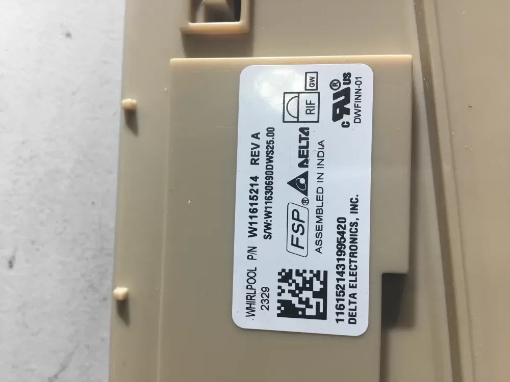 Electronic Control Board W11615214 W11672039 / AP7215321 AZ46010 | NR1775