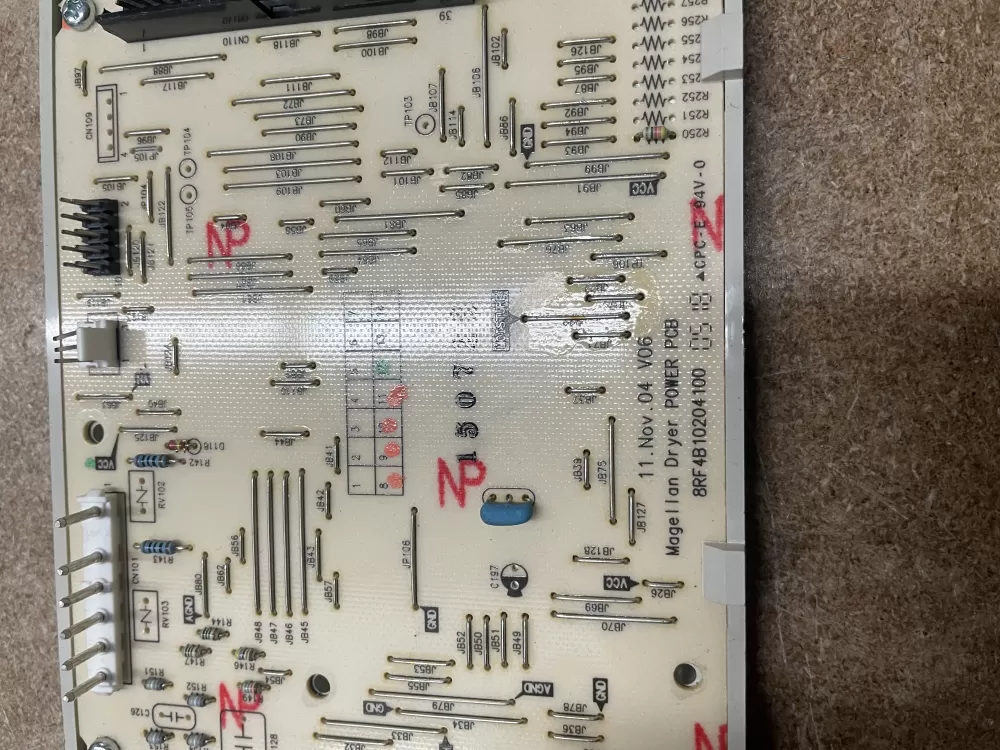 GE Dryer Control Board 212D1201P001 AZ4635 | KMV224
