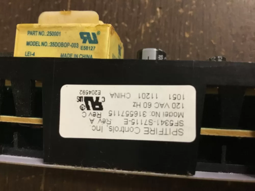 Frigidaire 316418200 316557100 316557115 Range Control Board AZ21852 | NR120