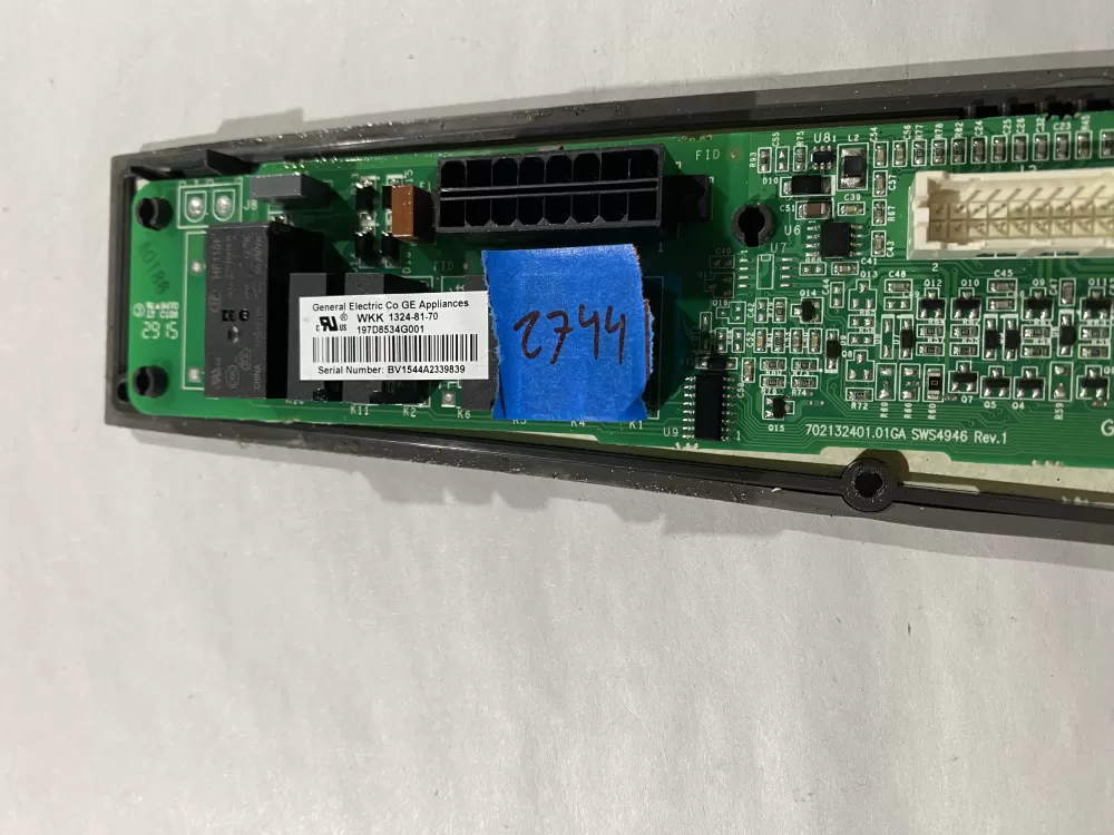 GE 100027 Refrigerator Control Board French Door Dispenser AZ186379 | BK2744