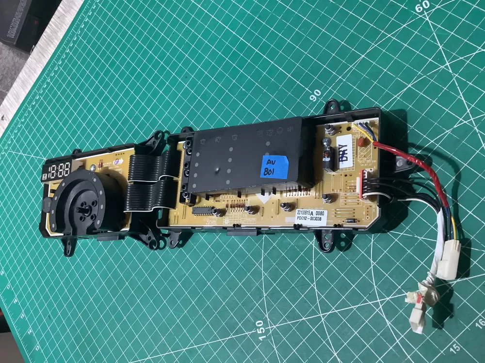 Samsung DC92 00383B Washer Control Board AZ188565 | AV801