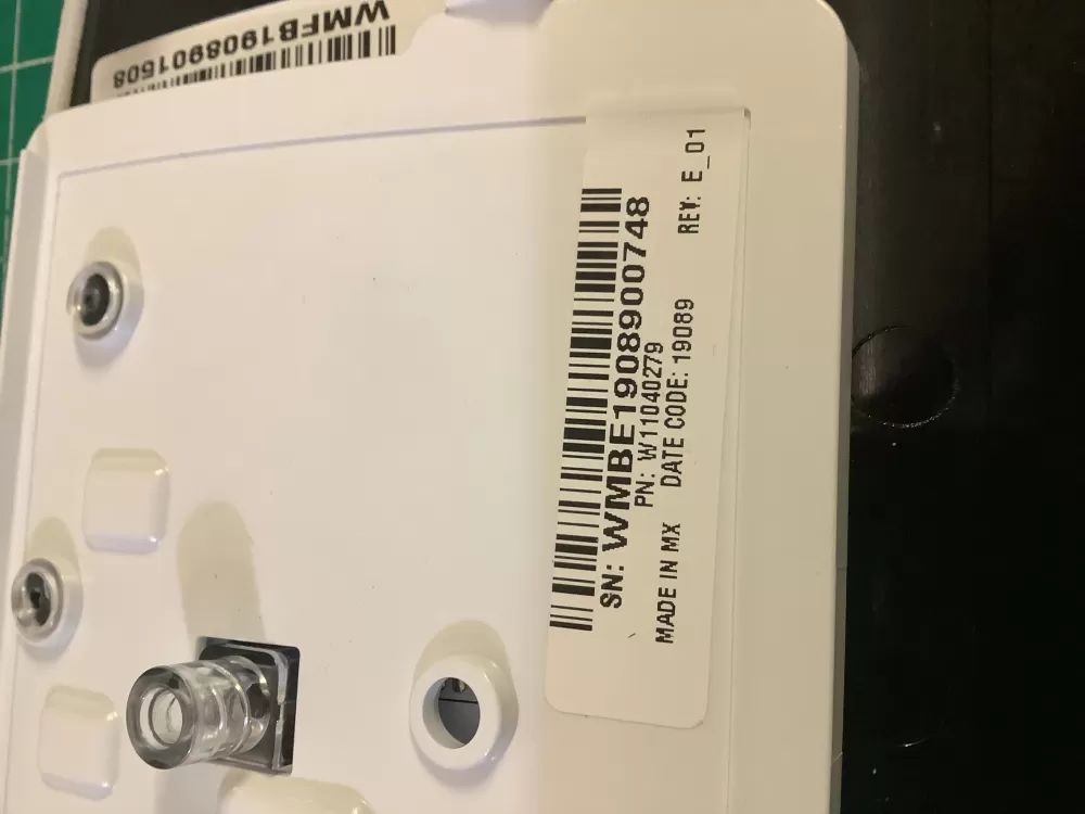 Whirlpool W11130343 PS12347541 Washer Control Board Fascia AZ195929 | NRV891