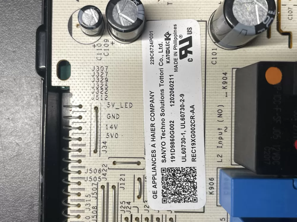 GE 191D9860G002 229C6724P001 Oven Control Board AZ36212 | Wm371