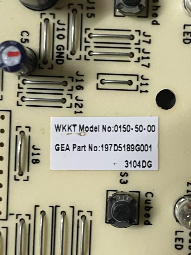 GE 197D5189G001 Refrigerator Control Board AZ44156 | Wm590