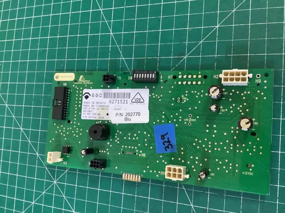 Speed Queen 7718005100 202770 5100738 Washer Control Board AZ203395 | NR329