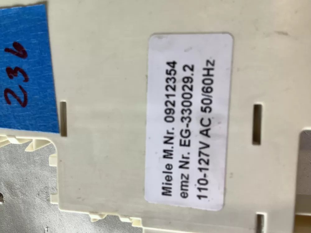 Miele 09212354 Dishwasher Door Control Lock