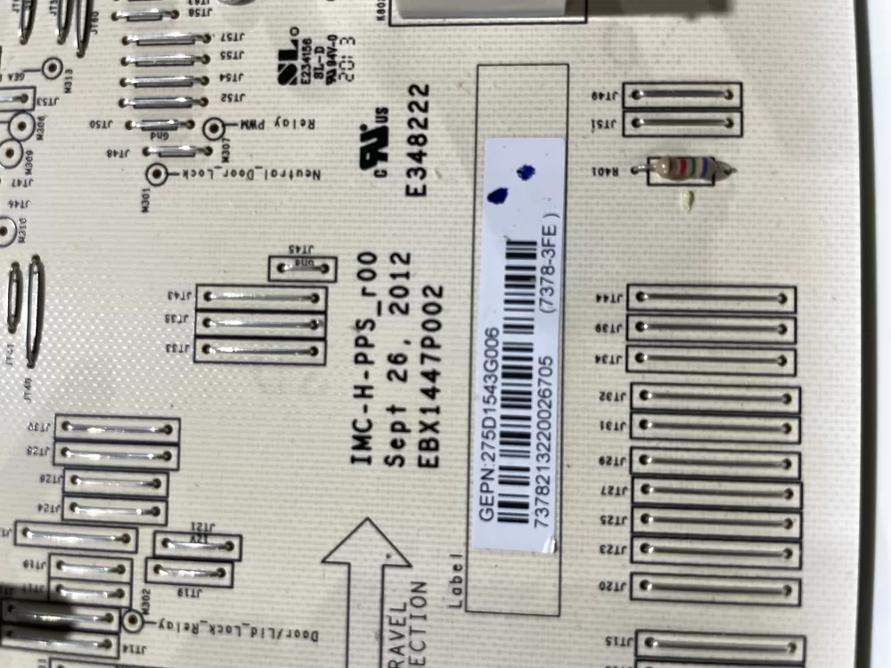 GE 275D1540G006 275D1543G006 Washer Control Board AZ65561 | Wmv583