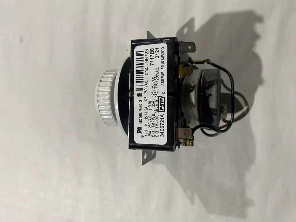 Whirlpool 3406721A AP3097855 3406721 WE04X10051 PD00055758 WE4X10051 877373 AP3637093 PS265288 EAP265288 Dryer Timer