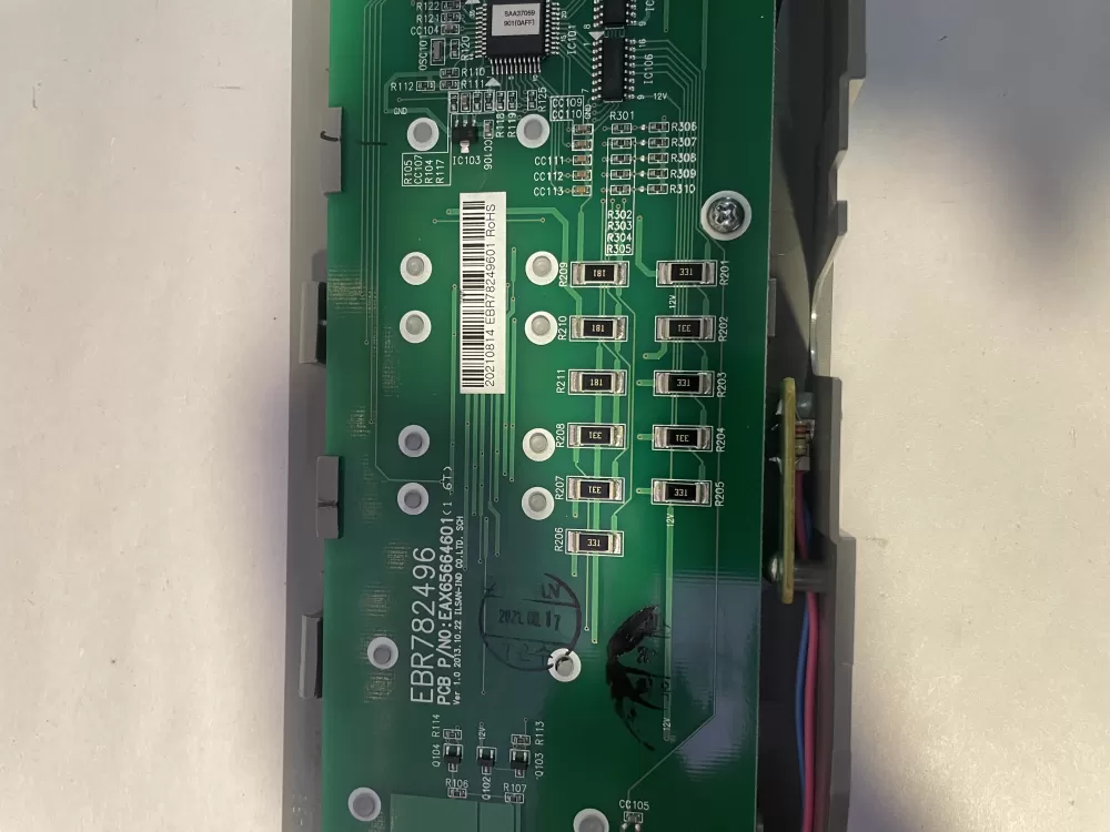 LG EBR78249601 Refrigerator Control Board AZ197681 | KM2734