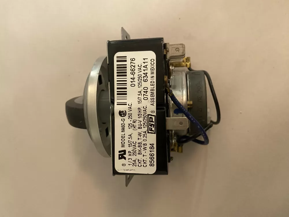 Whirlpool 8566184A 8566184 WP8566184 AP6013380 8566184R PS11746606 Dryer Timer