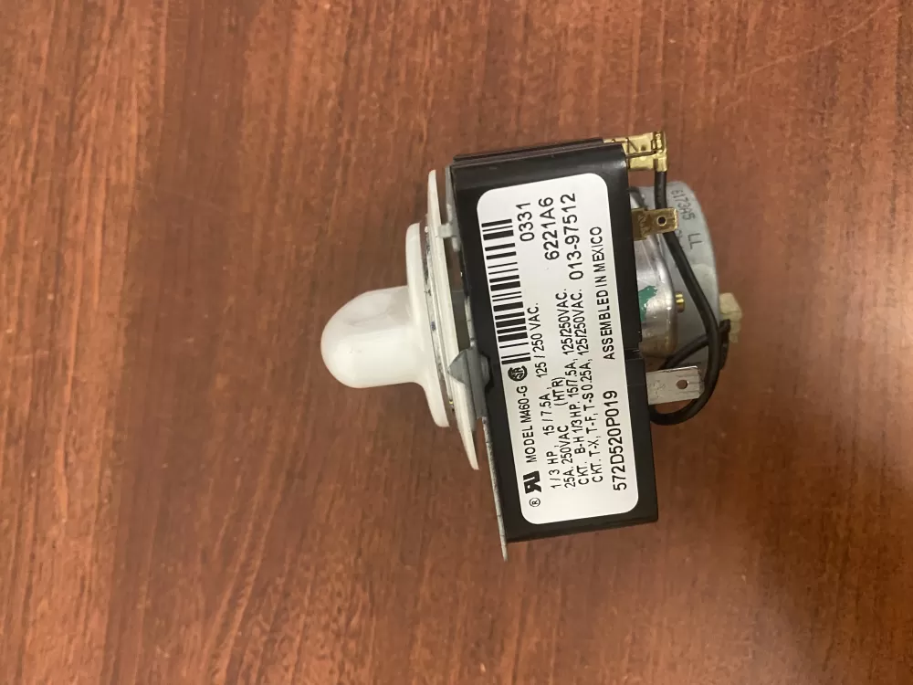 GE 572D520P019 WE4M189 Dryer Timer AZ53603 | BK1932