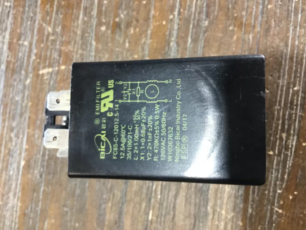 Whirlpool WPW10367632 Washer Noise Filter AZ55034 | 1906