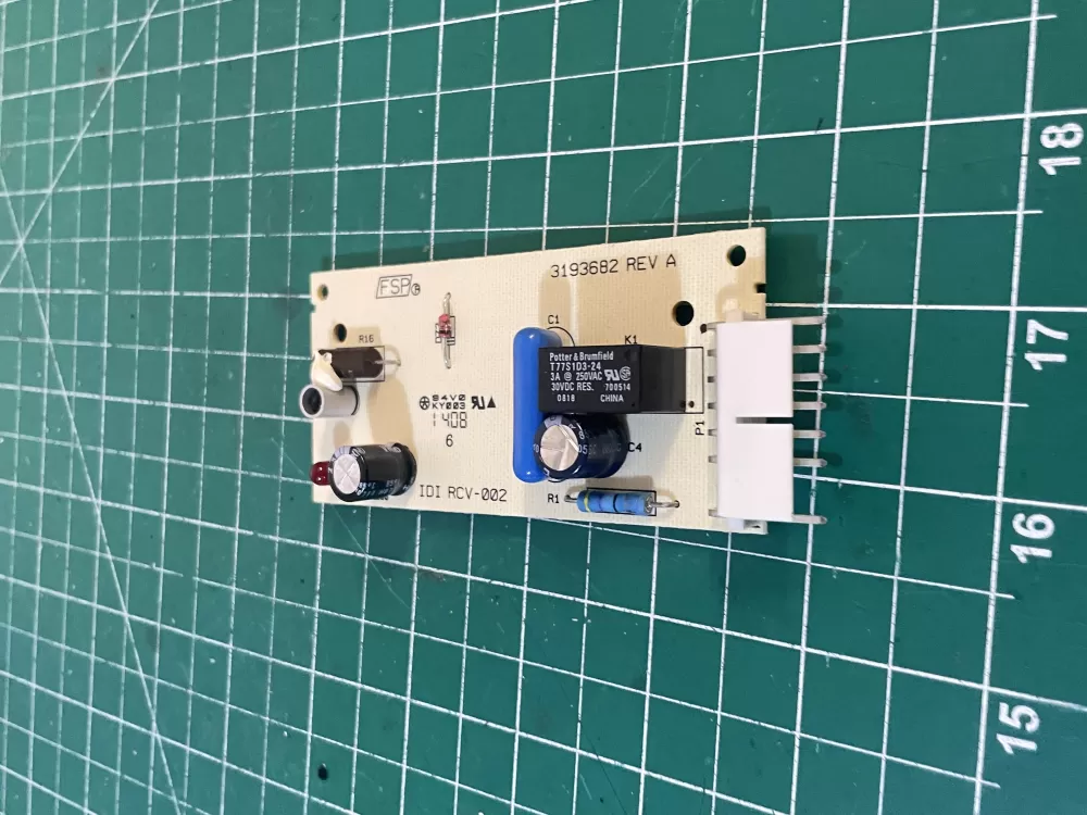 Whirlpool  Kenmore  Maytag  KitchenAid W10757851  AP5956767  W11629974  4389102  2198585  2198586  2220398  2220402  2255114  3452789  4388635  4389102R  PS10064583  TJ4389102R  W10193666  W10193840  W10290817 Refrigerator Ice Control Board