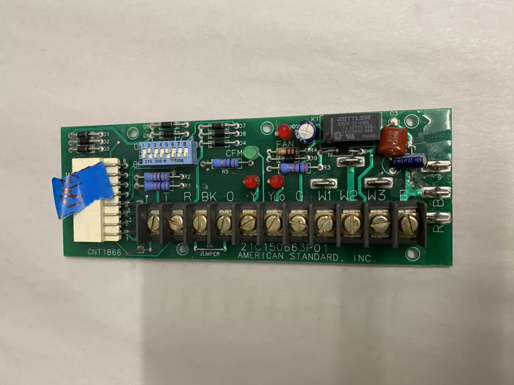 Trane 21C150663P01 Cnt1866 Control Board American Standard AZ212073 | BK1793