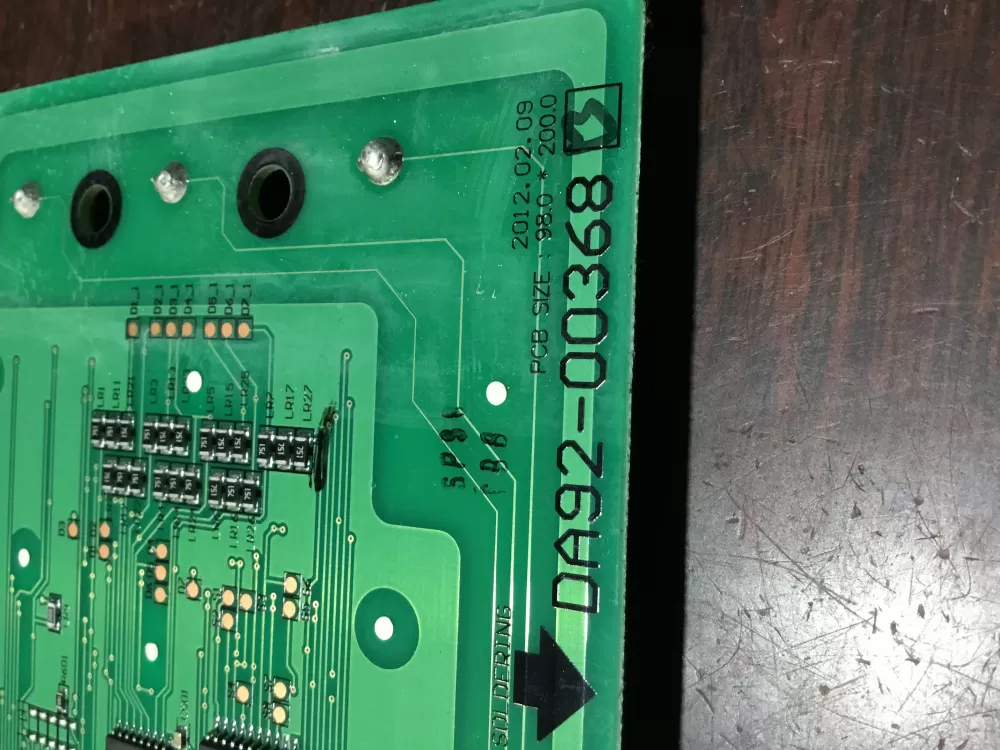 Samsung DA92-00368B Refrigerator Dispenser UI Control Board AZ65898 | NR2115