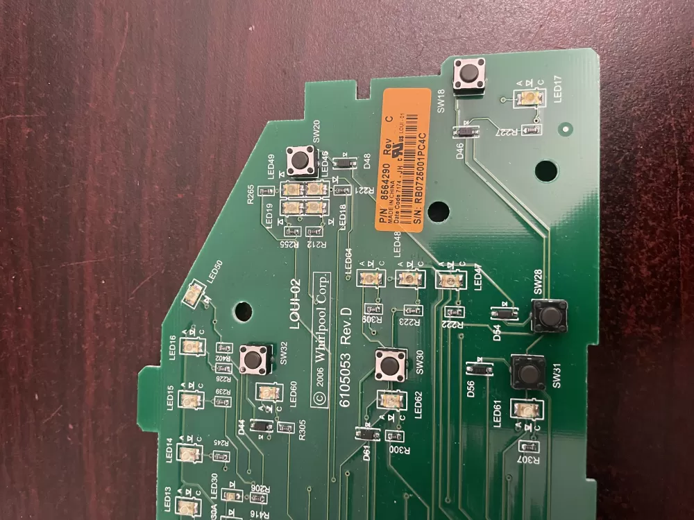 Whirlpool Maytag Kenmore 8564290 8565349 Washer Control Board AZ93132 | KM1669