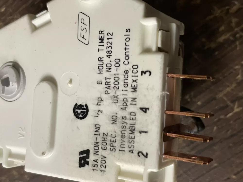 Whirlpool Kenmore W10822278 Refrigerator Defrost Timer AZ51733 | Wm1876