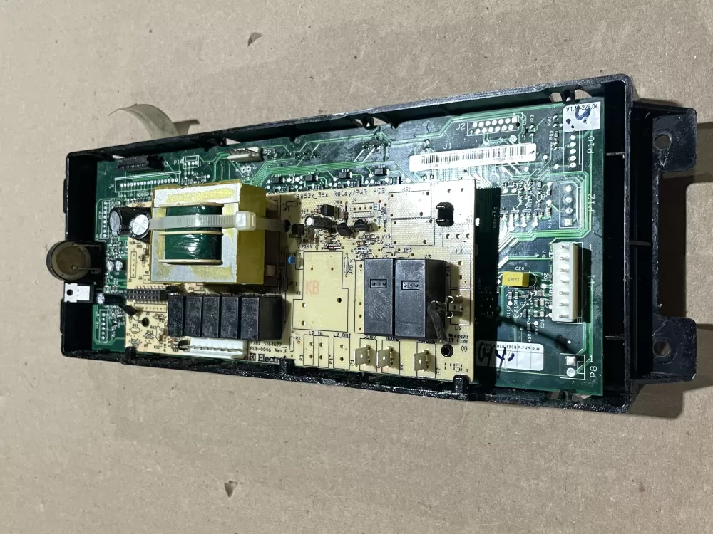 Electrolux Oven 316650014 Electronic Clock Timer Black Overlay AZ70985 | Wm624