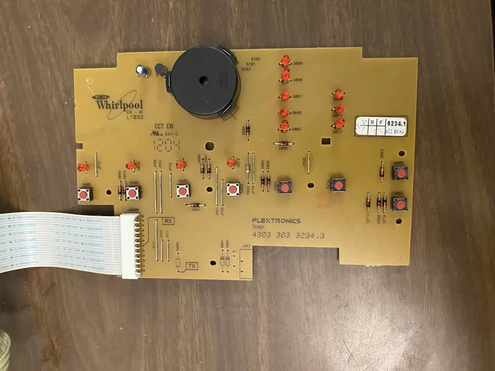 Whirlpool 4619 702 1093 1-02 Washer Control Board Panel AZ85286 | BK1013