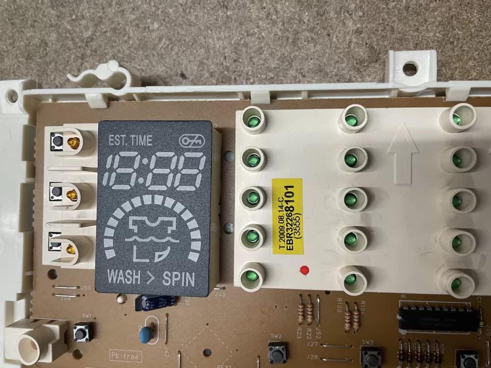 LG EAX32221201 EBR32268101 Washer Control Board AZ17917 | KMV167