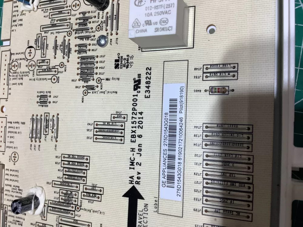 GE 275D1543G018 Washer Control Board AZ183268 | ZCV857