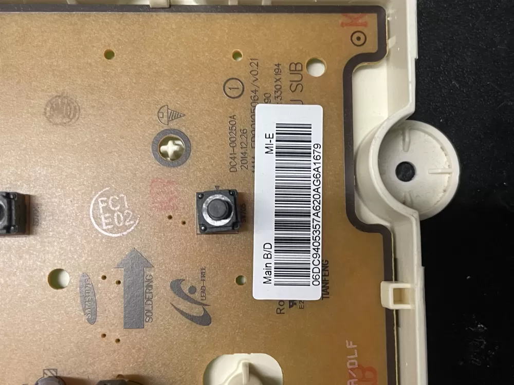 Samsung DC94 05357A Dryer Control Board AZ24278 | WMV289