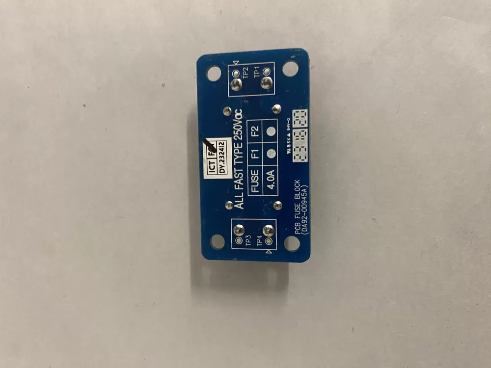 Samsung DA92-00945A Refrigerator Control Board Fuse Block  AZ208999 | BK2540