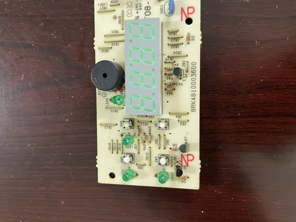 GE 8RK4B10003600 T08 2K Microwave Control Board Switch AZ78260 | KM125