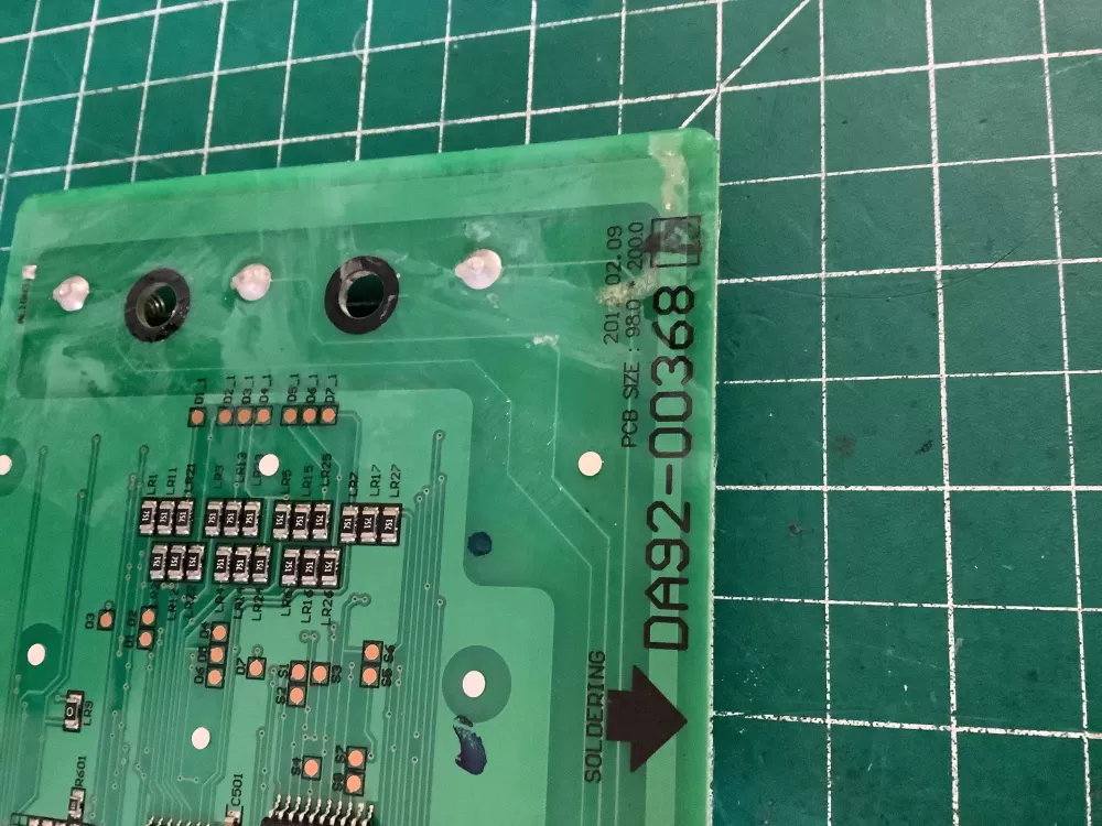 Samsung DA92-00368B Refrigerator Control Board Dispenser AZ178827 | NR2667