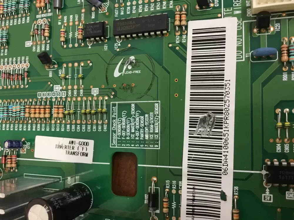 Samsung DA41 00651K DA4100651K Refrigerator Control Board AZ28210 | NRV306