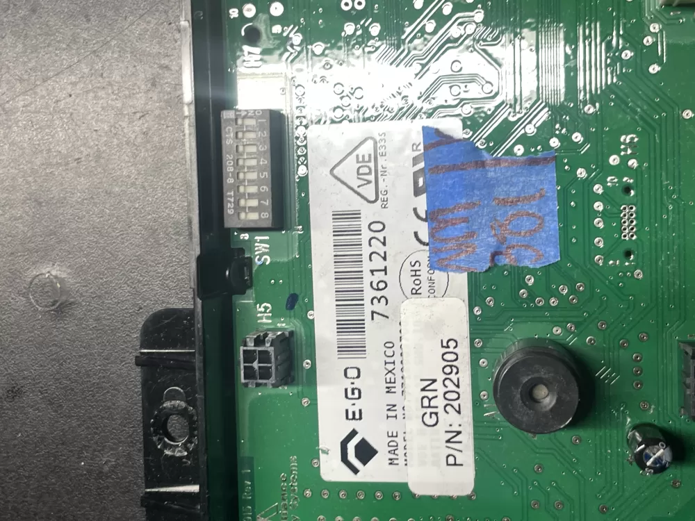 Speed Queen 202905P 202905 Washer Control Panel AZ36502 | Wm381