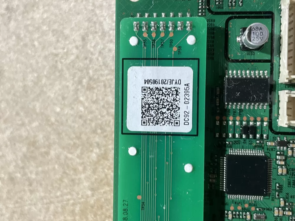 Samsung DC92-02395A Dryer Control Board AZ67073 | Wm608